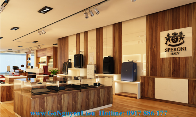 Gỗ óc chó: Một số mẫu nội thất sang trọng cho Showroom hàng hiệu